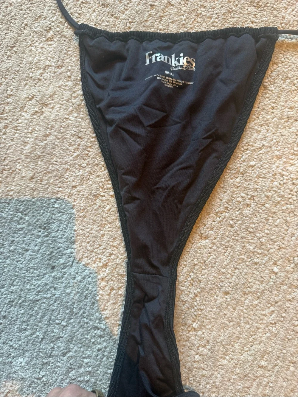 Frankies Bikinis X Revolve Croft One Piece in Black Small